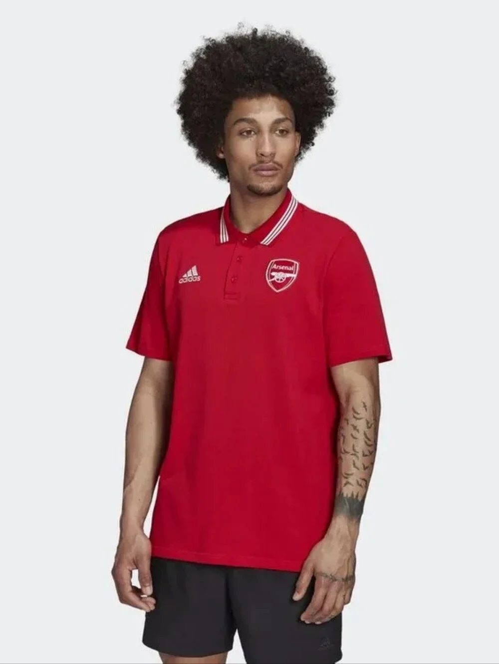 XL Arsenal Adidas Polo Red Soccer Futbol Casual England London Travel UK Party